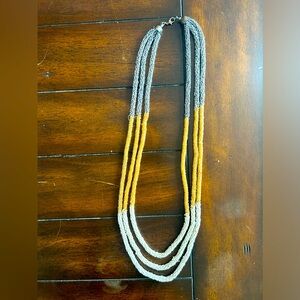 Loft by Ann Taylor bead layered necklace
